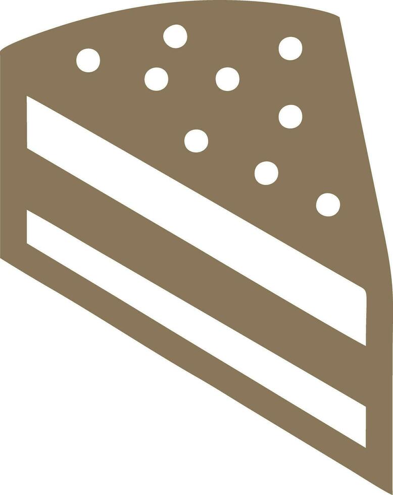Logo cake icon food vector