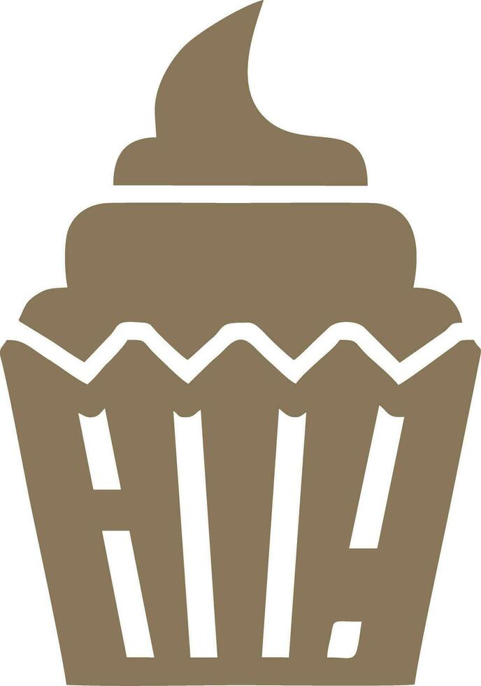 Logo cake icon food vector