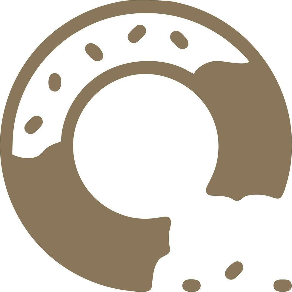 Logo cake icon food vector