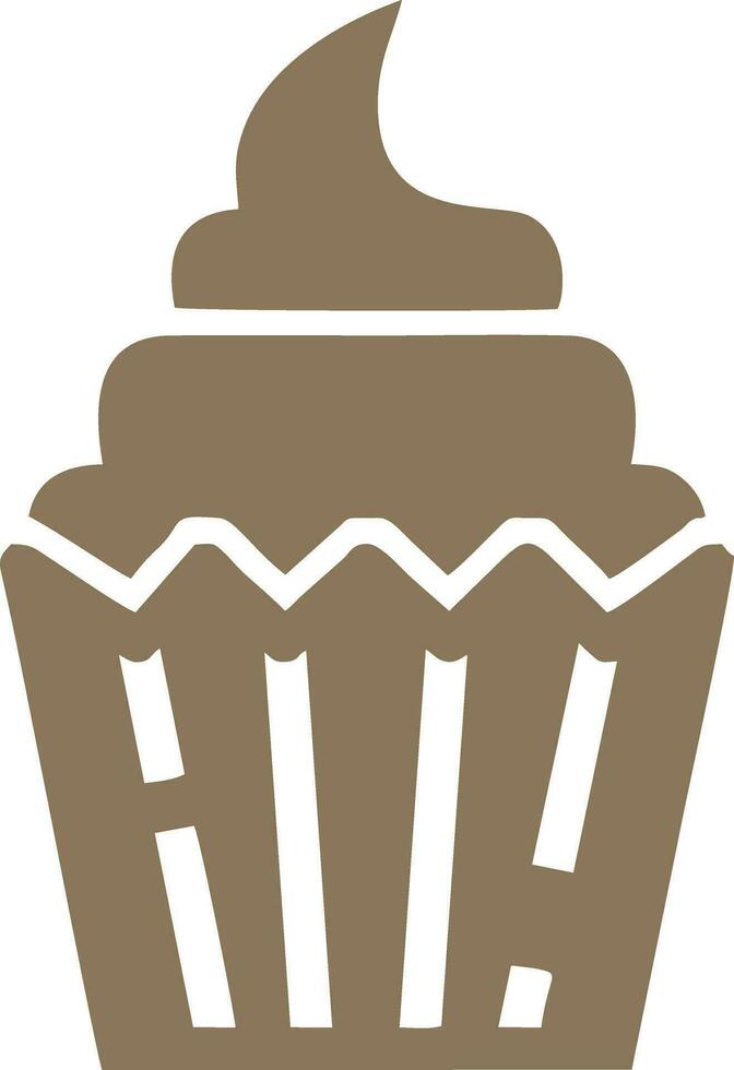 Logo cake icon food vector