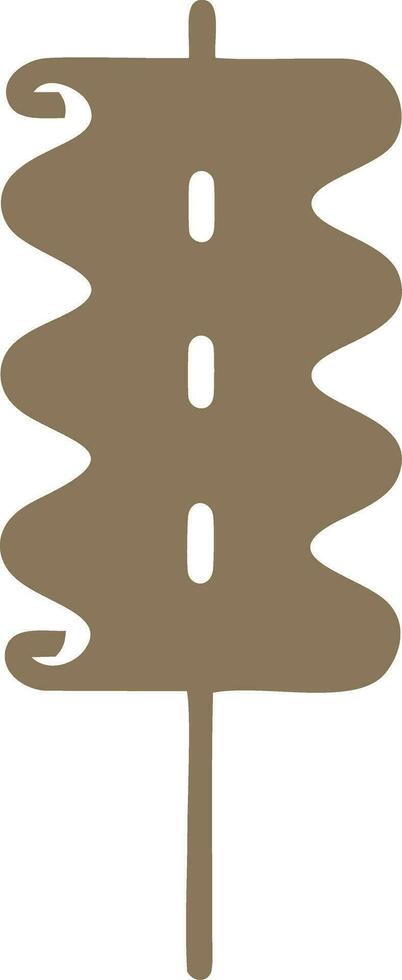 Logo cake icon food vector