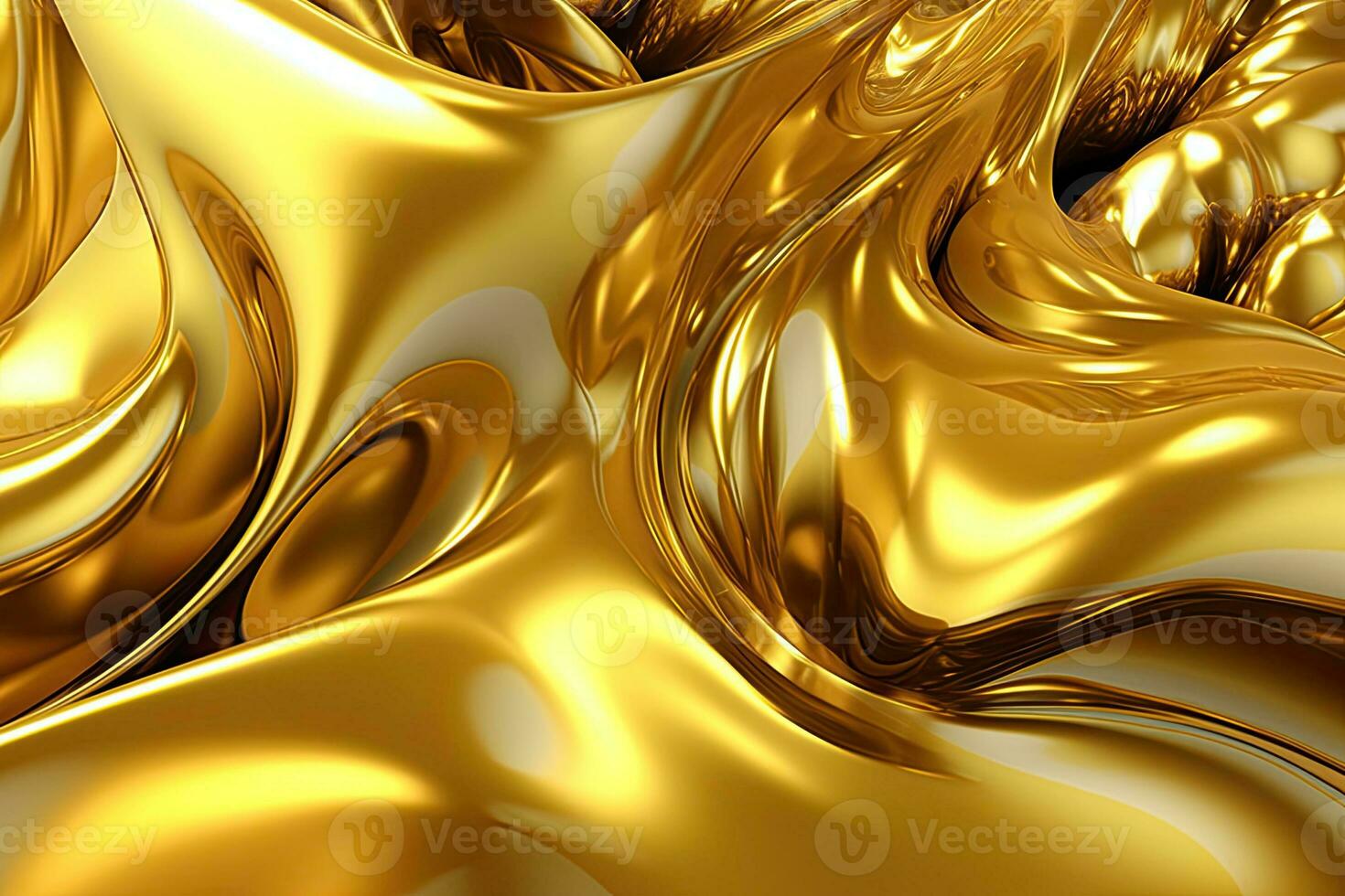 AI generated Gold background or texture and gradients shadow. AI Generative. photo