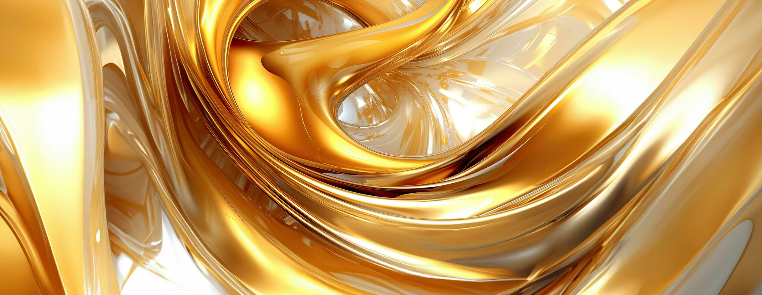 AI generated Gold background or texture and gradients shadow. AI Generative. photo