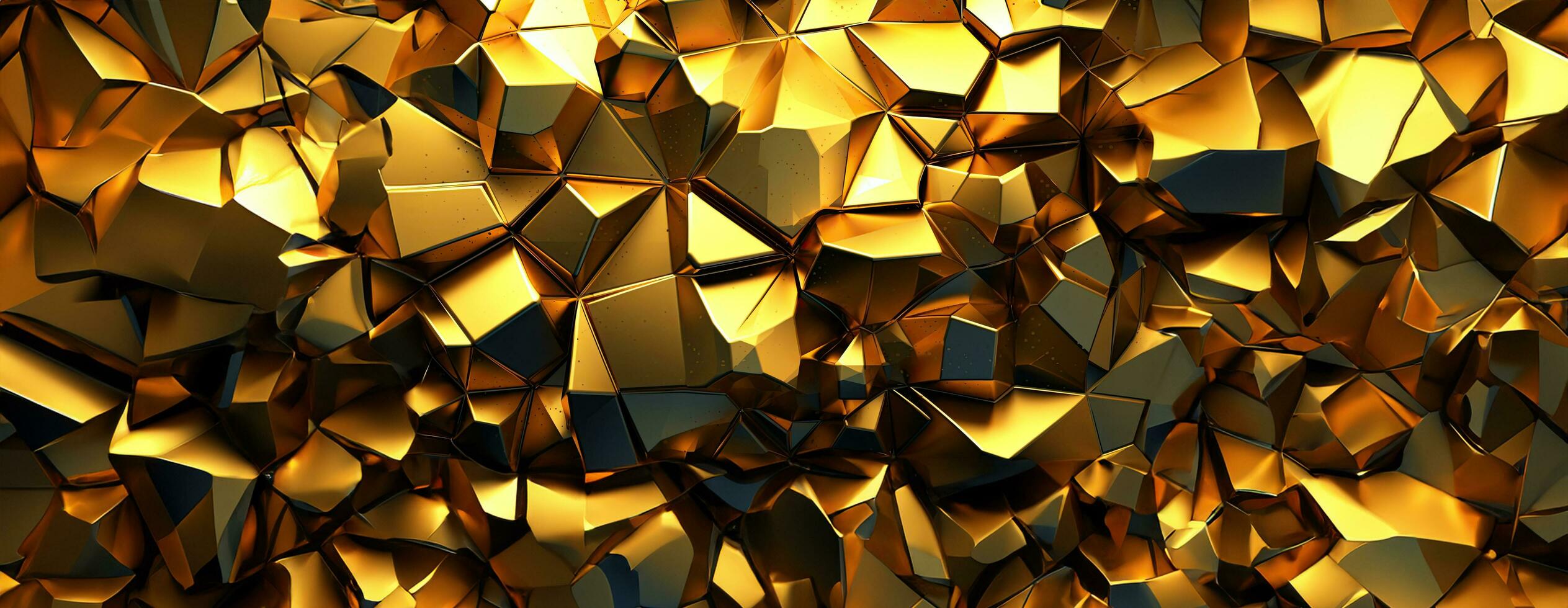 AI generated Gold background or texture and gradients shadow. AI Generative. photo