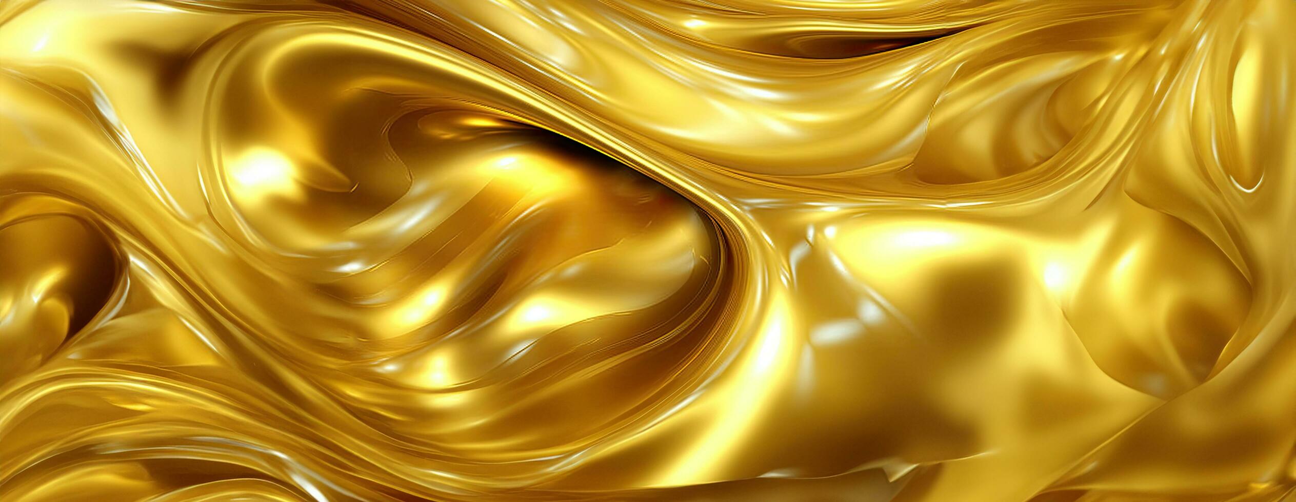 AI generated Gold background or texture and gradients shadow. AI Generative. photo