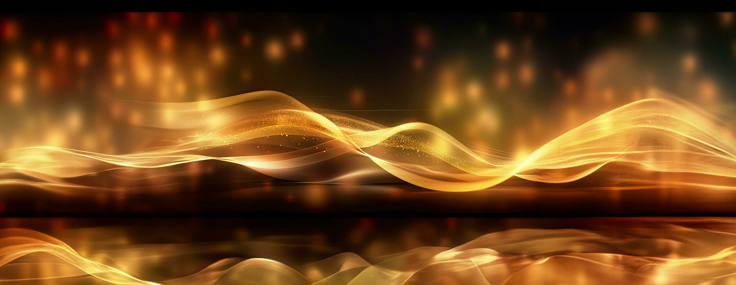 AI generated Gold background or texture and gradients shadow. AI Generative. photo