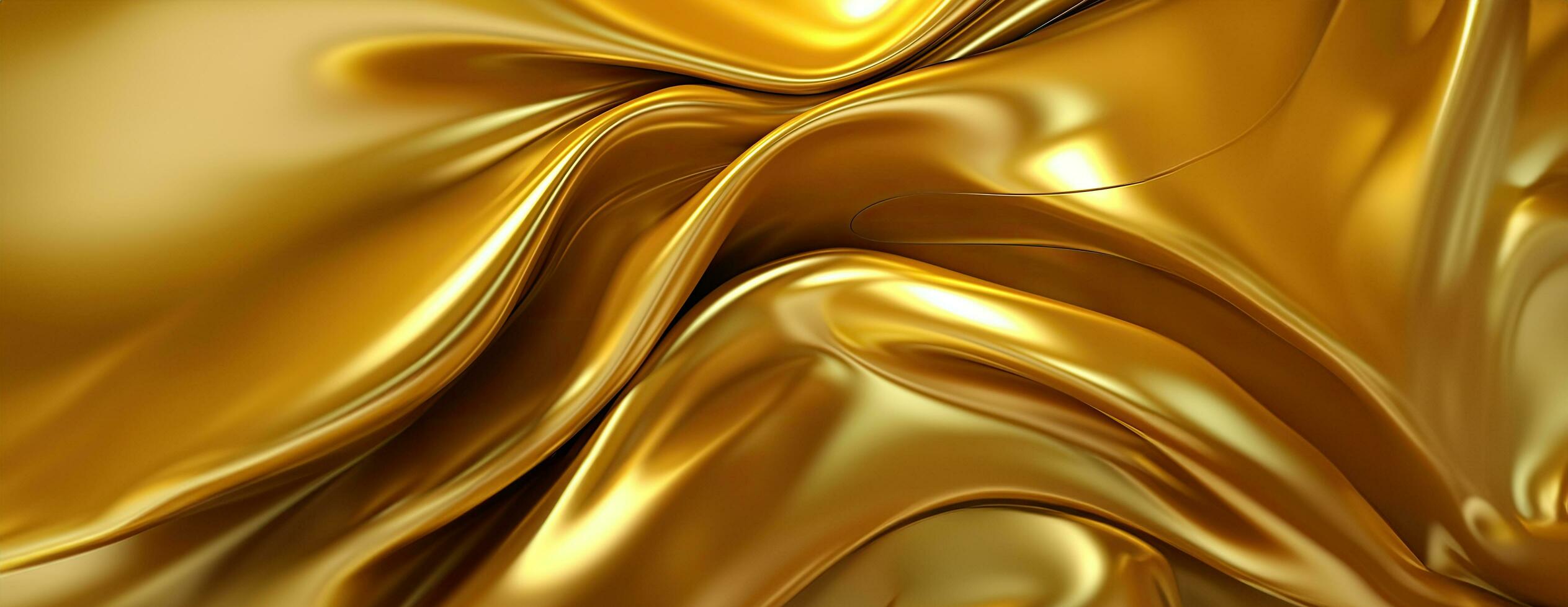 AI generated Gold background or texture and gradients shadow. AI Generative. photo