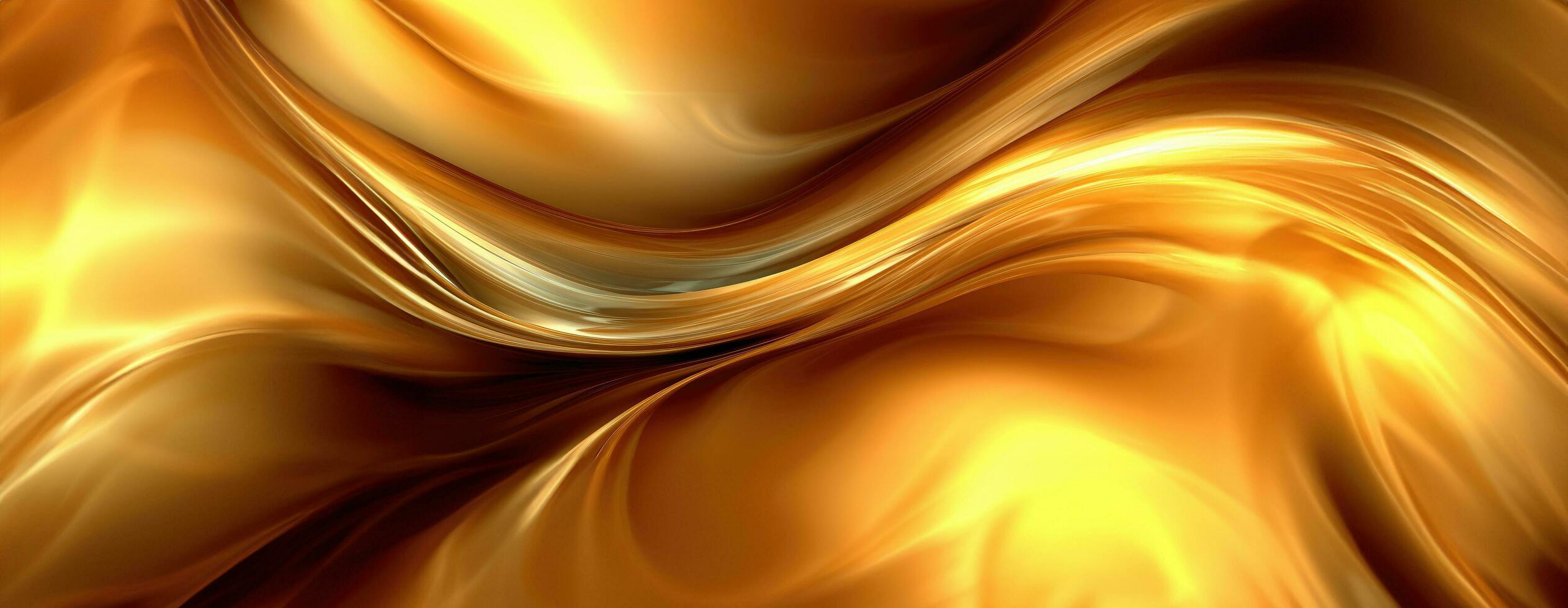 AI generated Gold background or texture and gradients shadow. AI Generative. photo