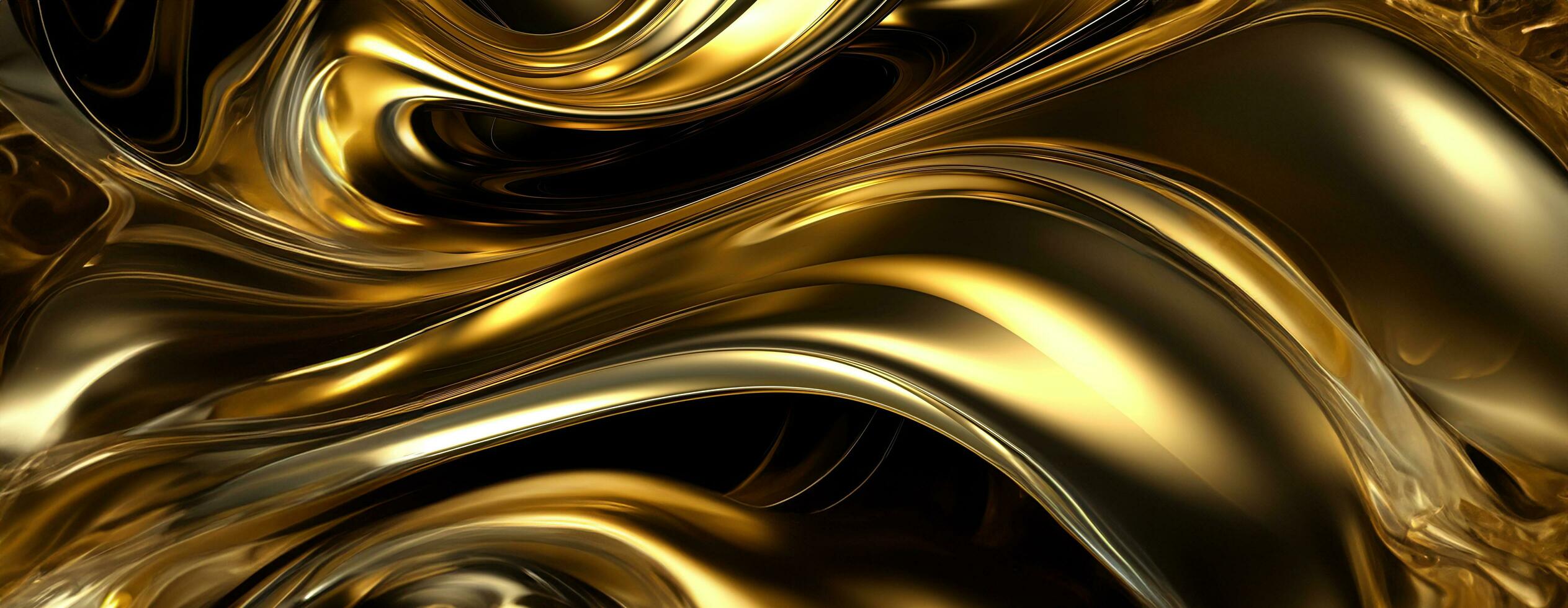 AI generated Gold background or texture and gradients shadow. AI Generative. photo