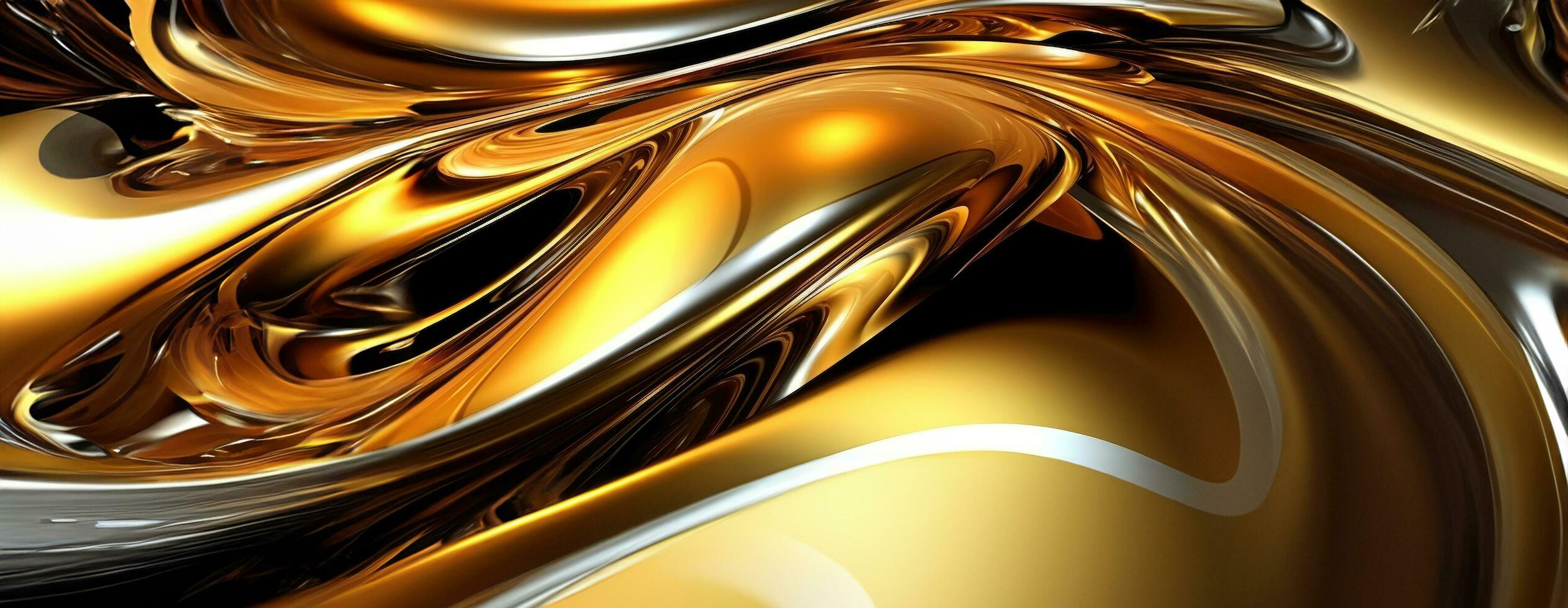 AI generated Gold background or texture and gradients shadow. AI Generative. photo