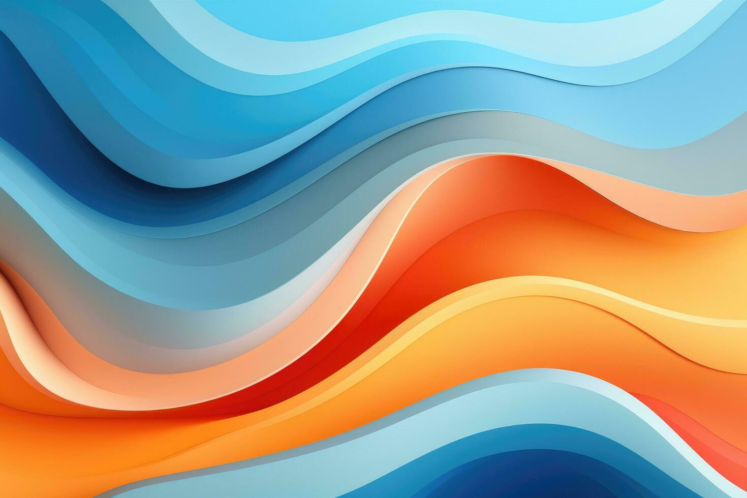 AI generated 3d abstract background with cut shapes. Design layout for