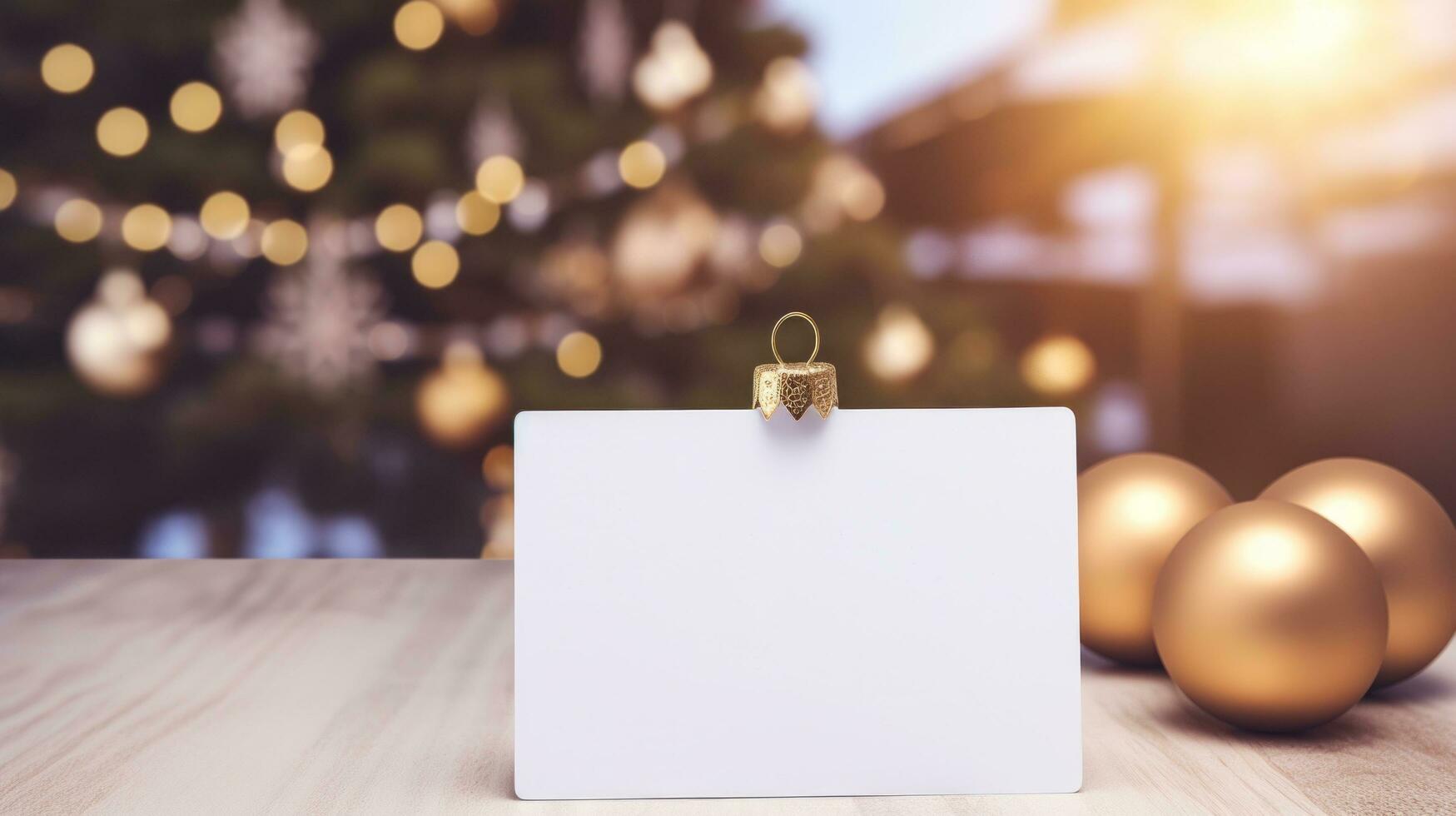 ai generado blanco papel etiqueta con blanco frente, realista en un Bosquejo modelo en un blanco mesa foto