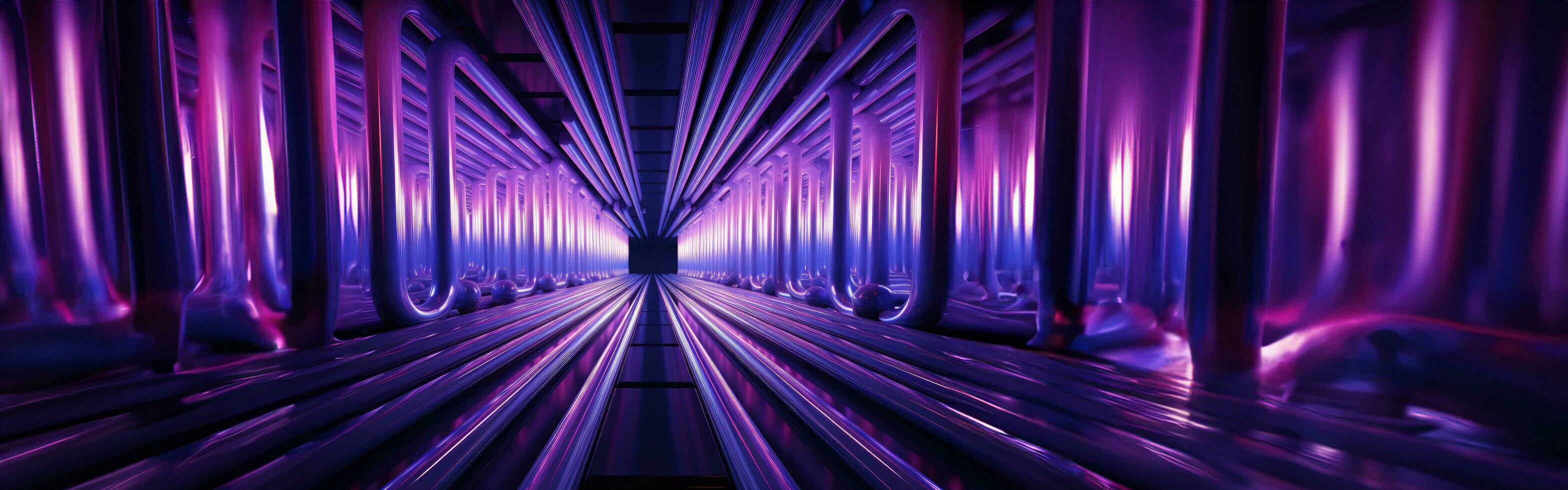 AI generated Design element. 3D illustration. rendering. futuristic interior.AI Generative. photo