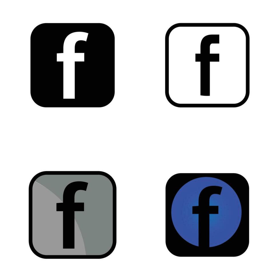 Social Media vector icon design