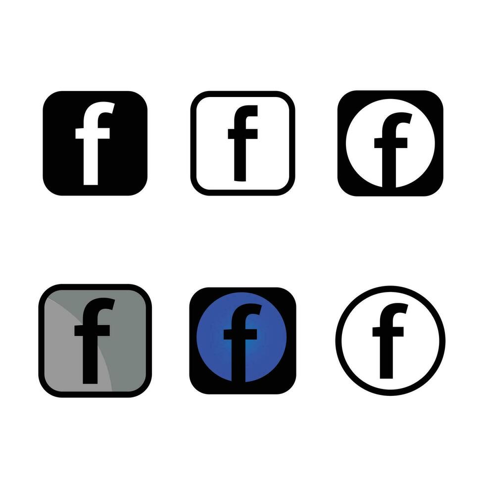 Social Media vector icon design