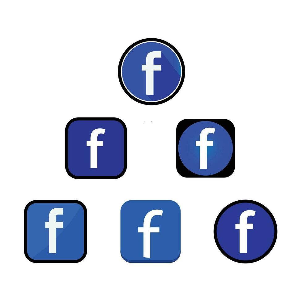 Social Media vector icon design