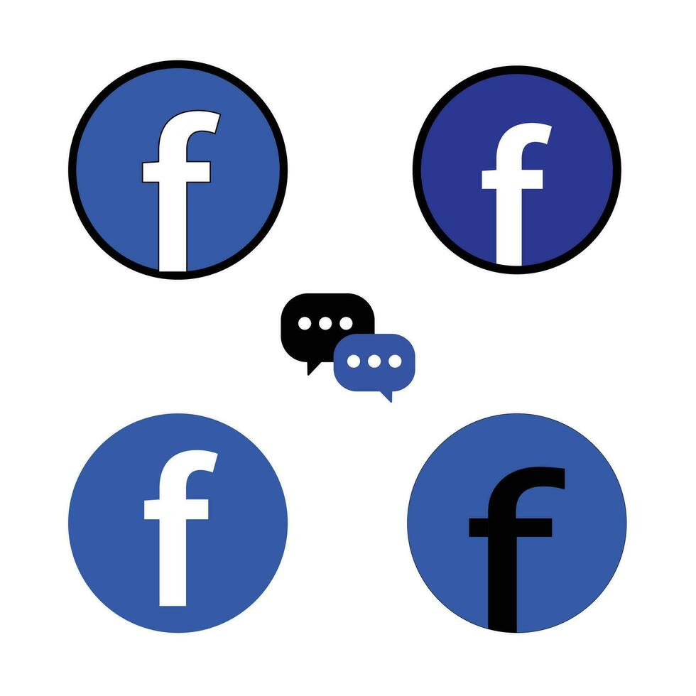 Social Media vector icon design