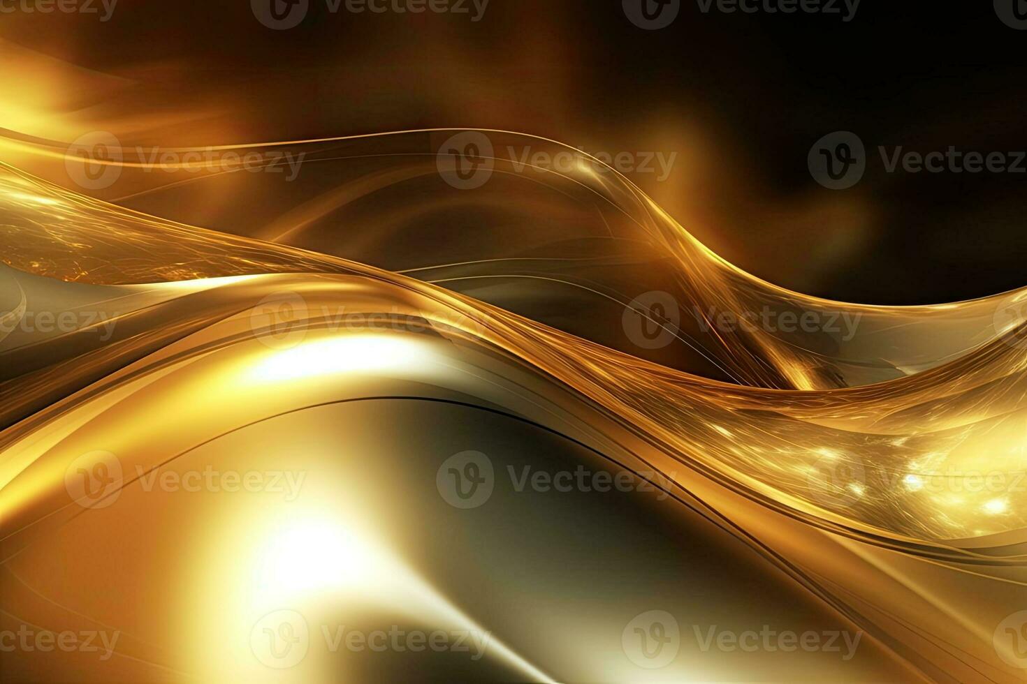 AI generated Gold background or texture and gradients shadow. AI Generative. photo