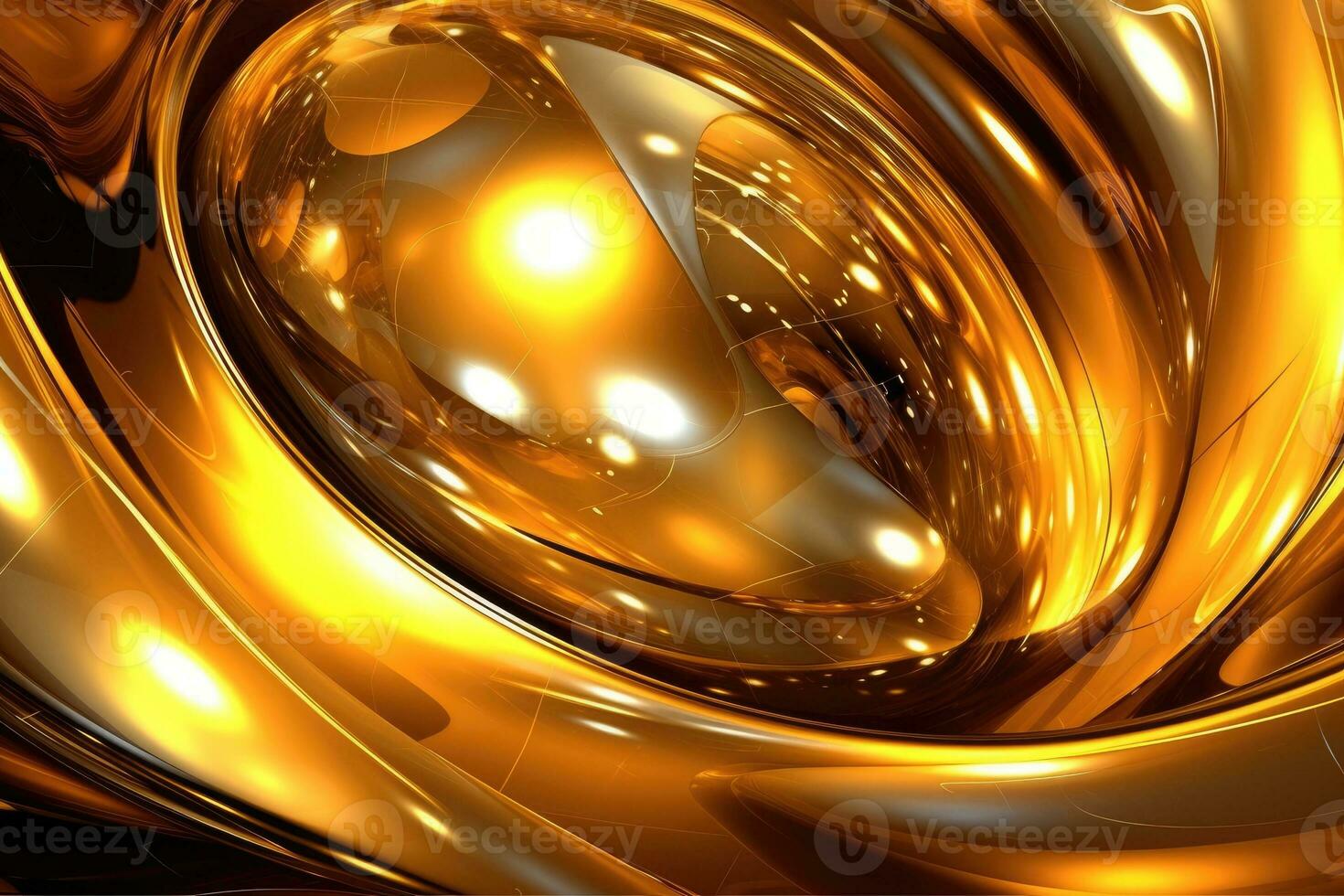 AI generated Gold background or texture and gradients shadow. AI Generative. photo