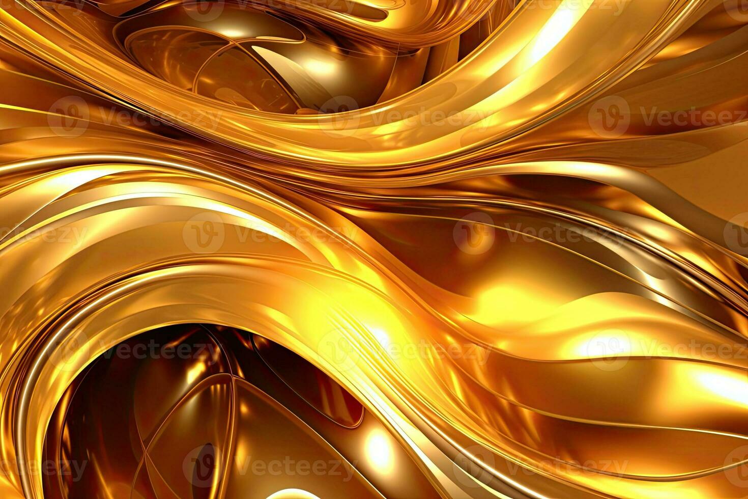 AI generated Gold background or texture and gradients shadow. AI Generative. photo