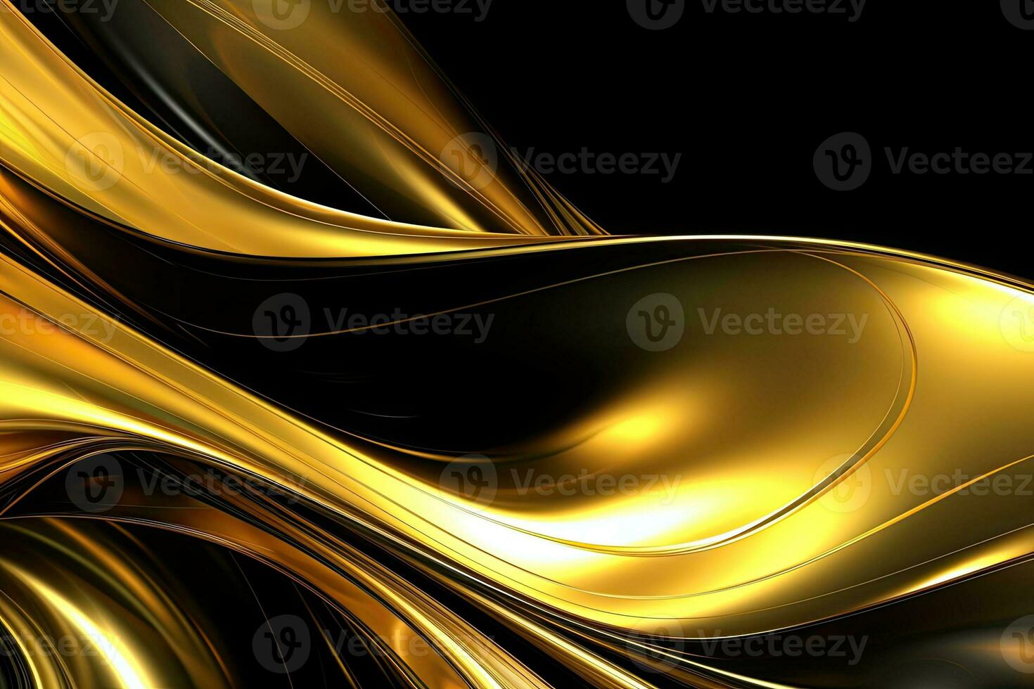 AI generated Gold background or texture and gradients shadow. AI Generative. photo