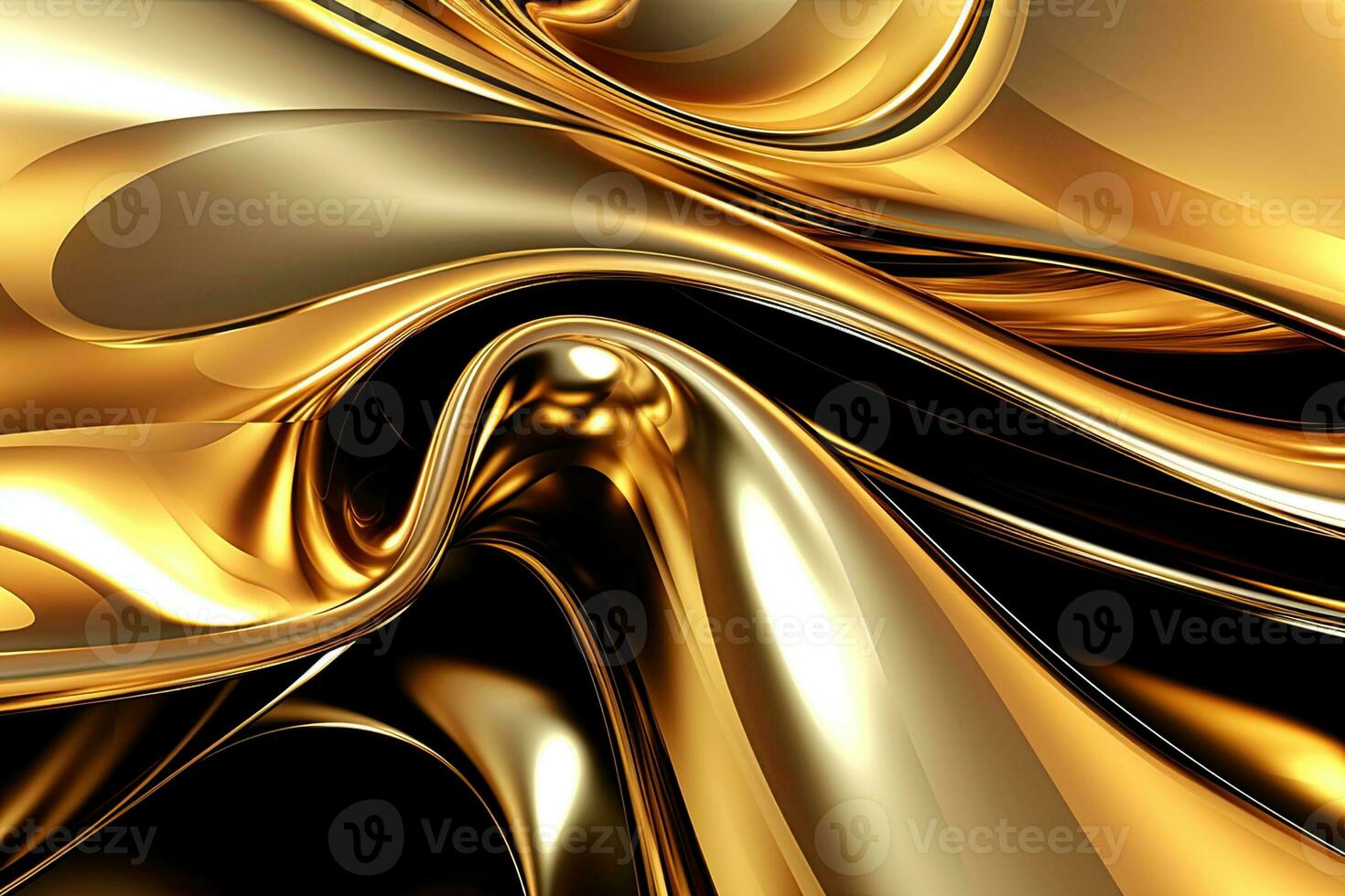 AI generated Gold background or texture and gradients shadow. AI Generative. photo