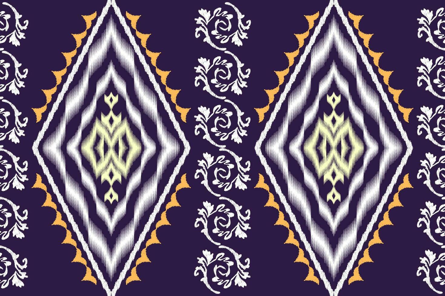 ikat étnico azteca bordado estilo.figura geométrico oriental tradicional Arte patrón de diseño para ikat fondo,fondo de pantalla,moda,ropa,envoltura,tela,elemento,pareo,gráfico,vector ilustración. vector