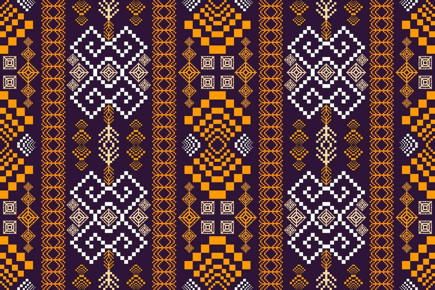 geométrico étnico azteca bordado estilo.figura ikat oriental tradicional Arte patrón de diseño para étnico fondo,fondo de pantalla,moda,ropa,envoltura,tela,elemento,pareo,gráfico,vector ilustración. vector