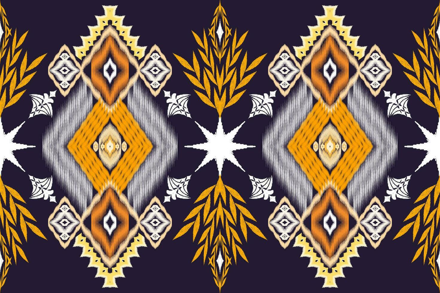 geométrico étnico azteca bordado estilo.figura ikat oriental tradicional Arte patrón de diseño para étnico fondo,fondo de pantalla,moda,ropa,envoltura,tela,elemento,pareo,gráfico,vector ilustración. vector