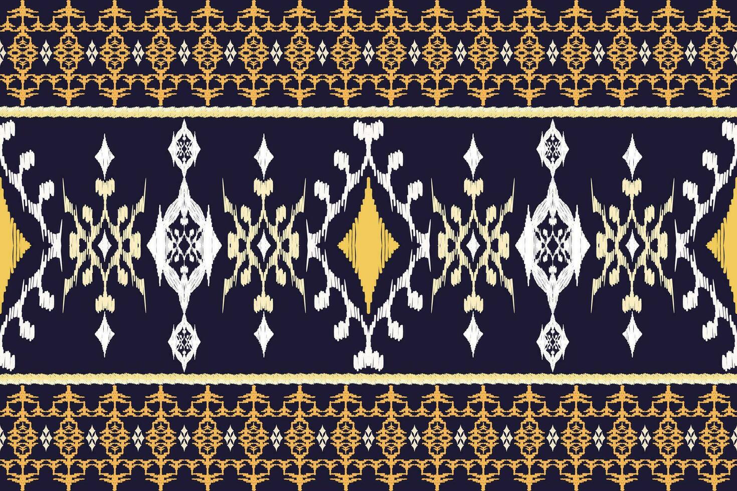 Geometric ethnic aztec embroidery style.Figure ikat oriental traditional art pattern.Design for ethnic background,wallpaper,fashion,clothing,wrapping,fabric,element,sarong,graphic,vector illustration. vector