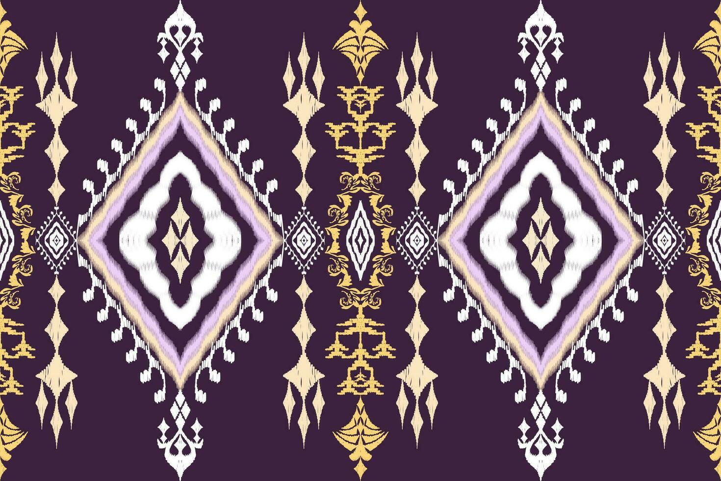 Geometric ethnic aztec embroidery style.Figure ikat oriental traditional art pattern.Design for ethnic background,wallpaper,fashion,clothing,wrapping,fabric,element,sarong,graphic,vector illustration. vector