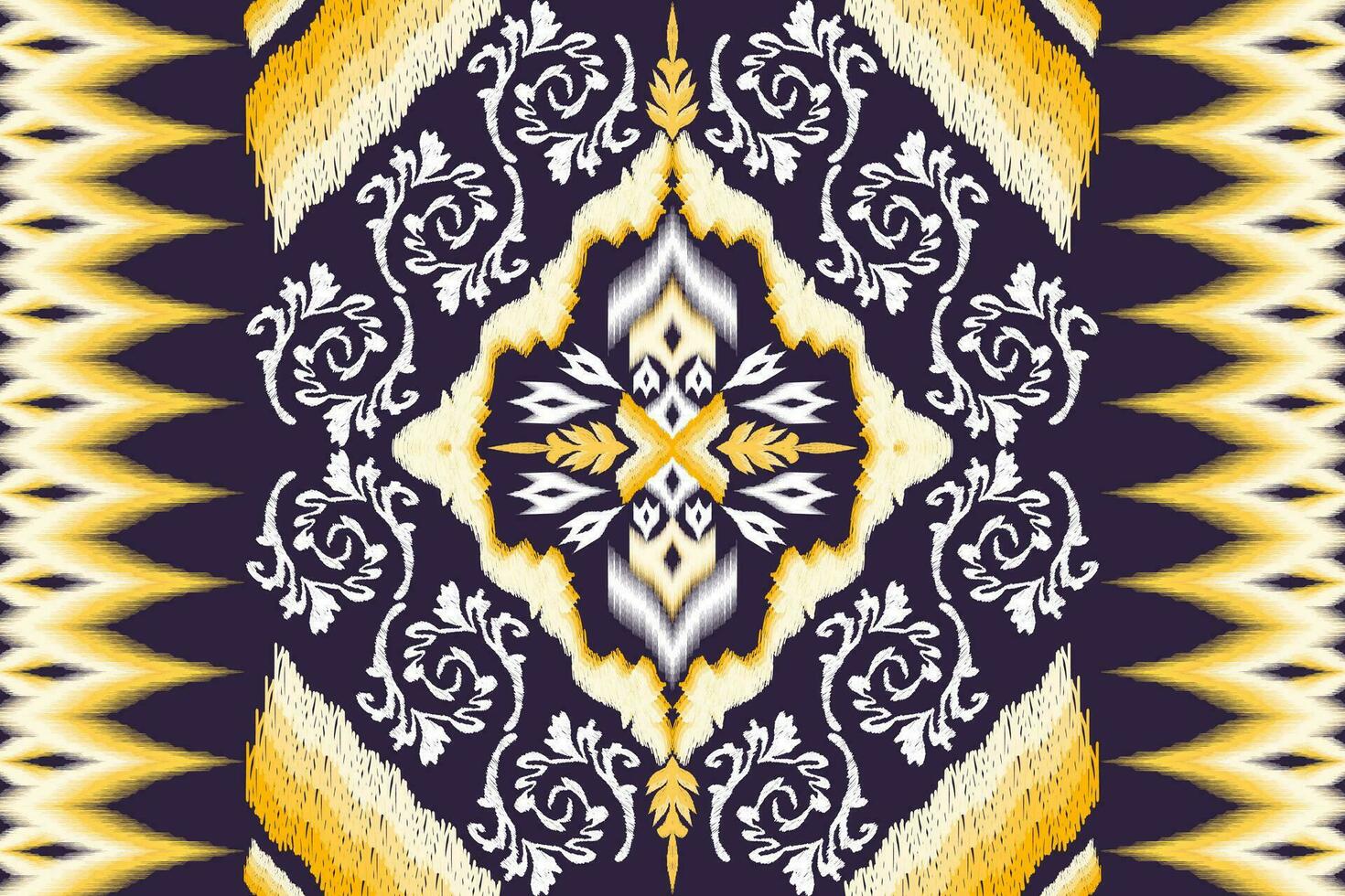 Geometric ethnic aztec embroidery style.Figure ikat oriental traditional art pattern.Design for ethnic background,wallpaper,fashion,clothing,wrapping,fabric,element,sarong,graphic,vector illustration. vector