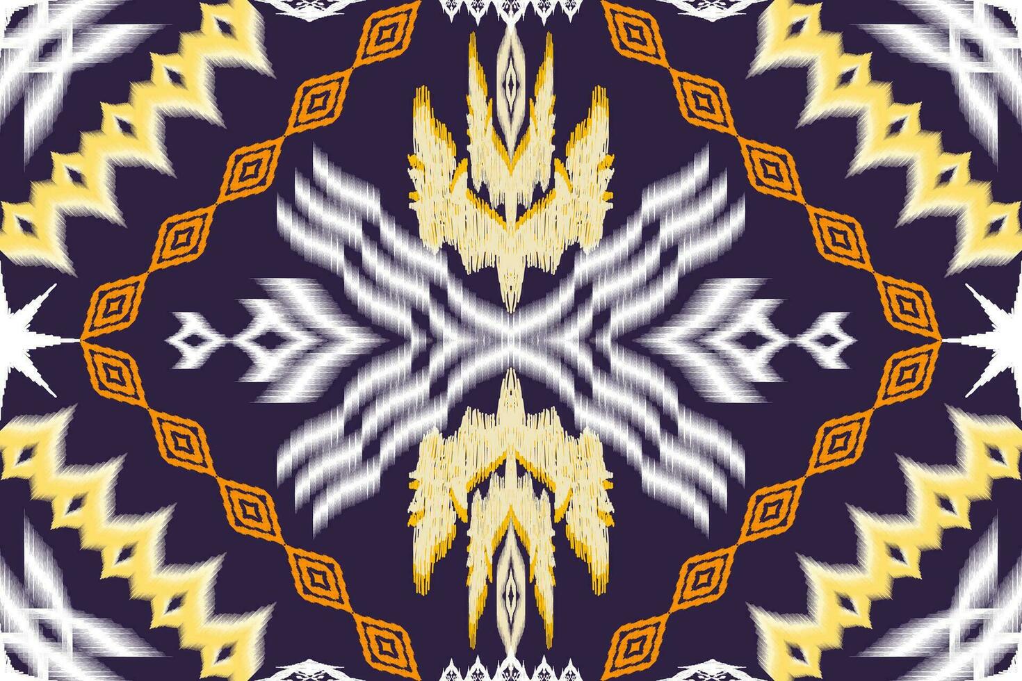 Geometric ethnic aztec embroidery style.Figure ikat oriental traditional art pattern.Design for ethnic background,wallpaper,fashion,clothing,wrapping,fabric,element,sarong,graphic,vector illustration. vector