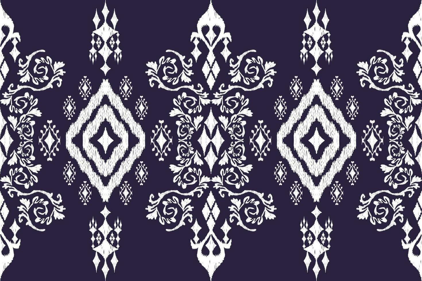 Geometric ethnic aztec embroidery style.Figure ikat oriental traditional art pattern.Design for ethnic background,wallpaper,fashion,clothing,wrapping,fabric,element,sarong,graphic,vector illustration. vector