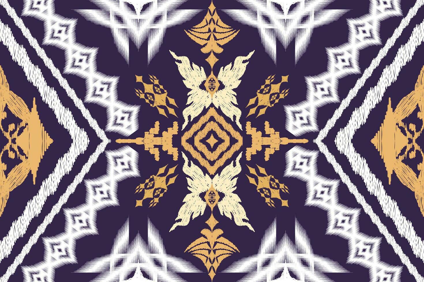 Ikat ethnic aztec embroidery style.Figure Geometric oriental traditional art pattern.Design for ikat background,wallpaper,fashion,clothing,wrapping,fabric,element,sarong,graphic,vector illustration. vector