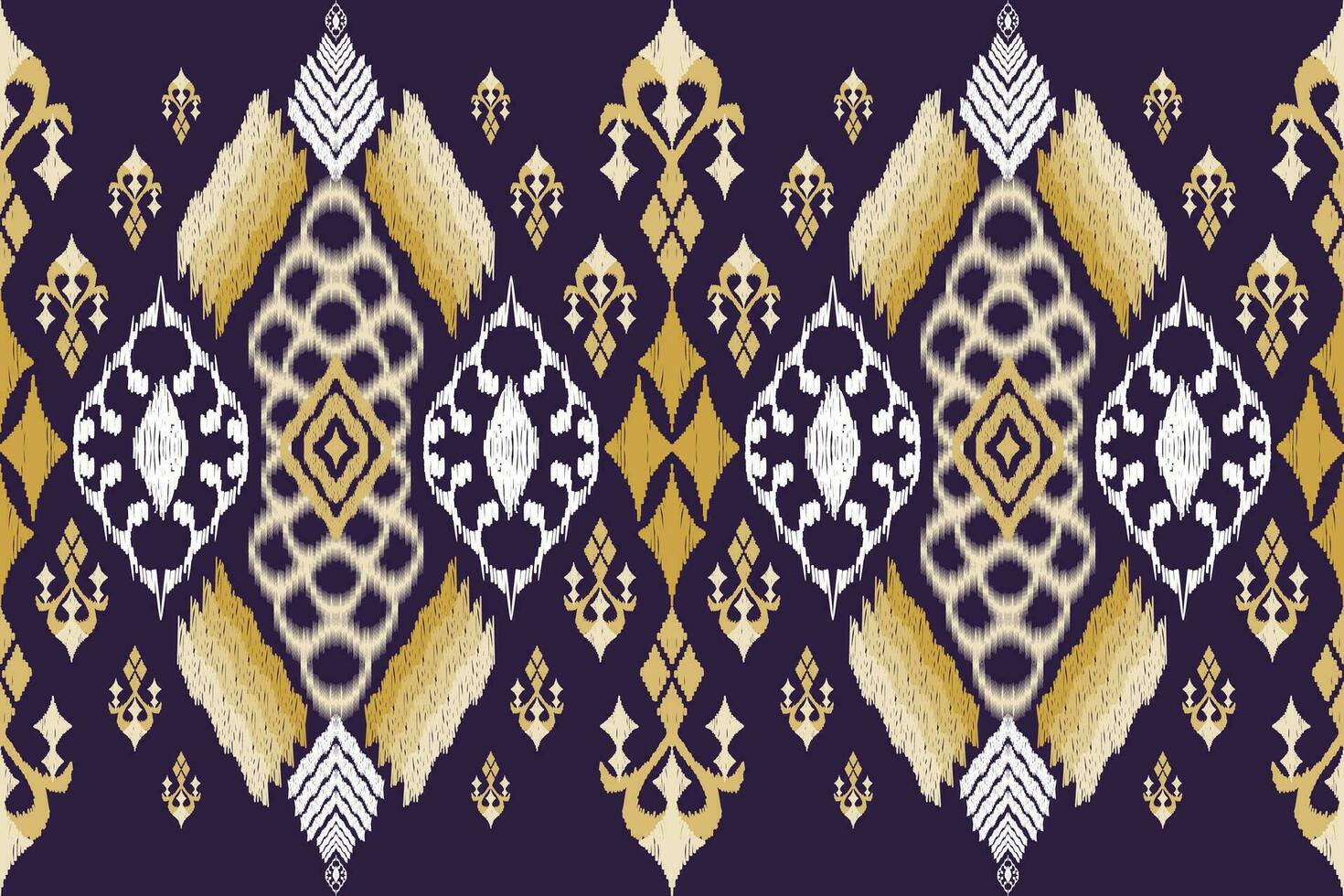 Ikat ethnic aztec embroidery style.Figure Geometric oriental traditional art pattern.Design for ikat background,wallpaper,fashion,clothing,wrapping,fabric,element,sarong,graphic,vector illustration. vector