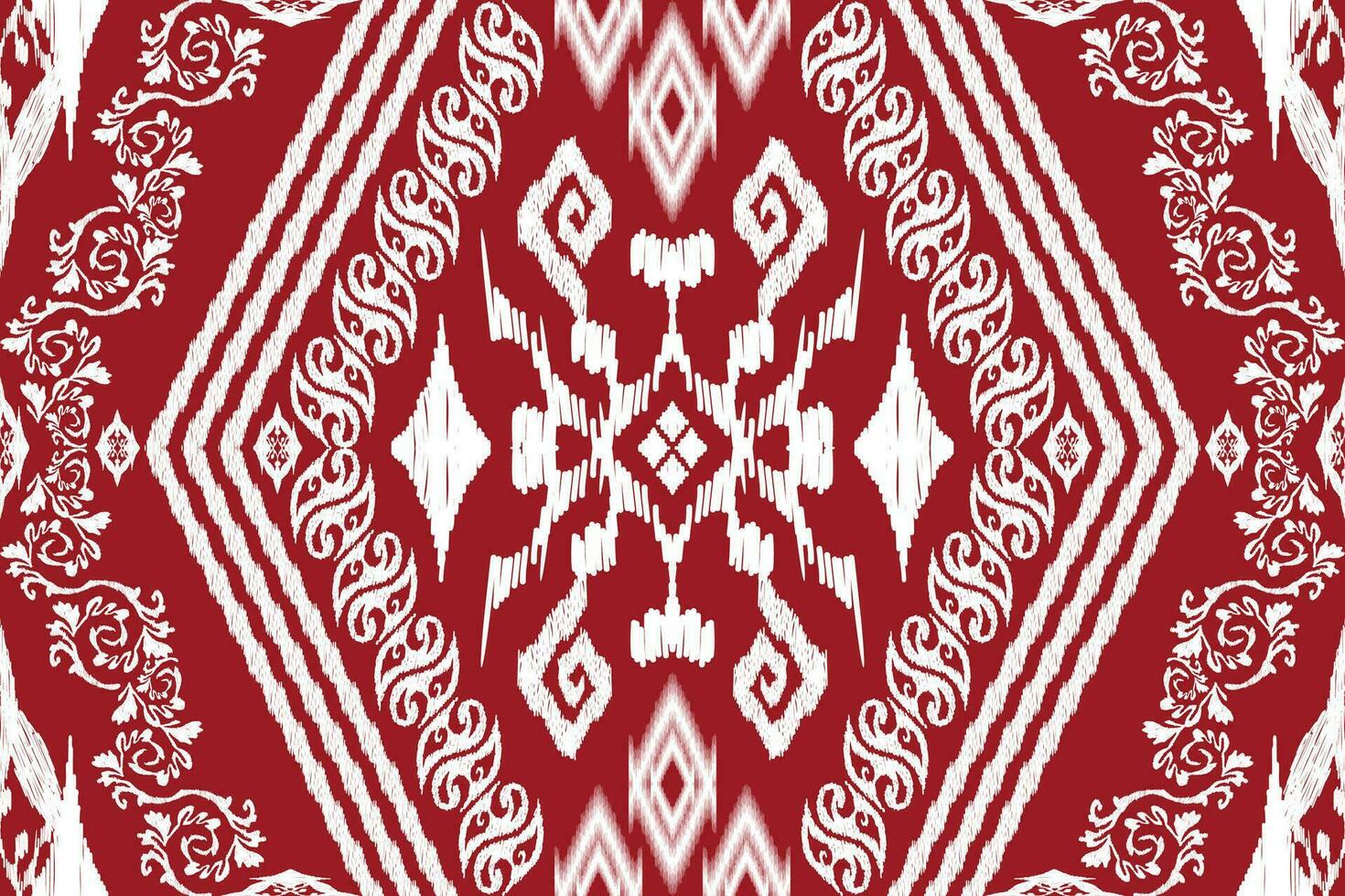 Geometric ethnic aztec embroidery style.Figure ikat oriental traditional art pattern.Design for ethnic background,wallpaper,fashion,clothing,wrapping,fabric,element,sarong,graphic,vector illustration. vector