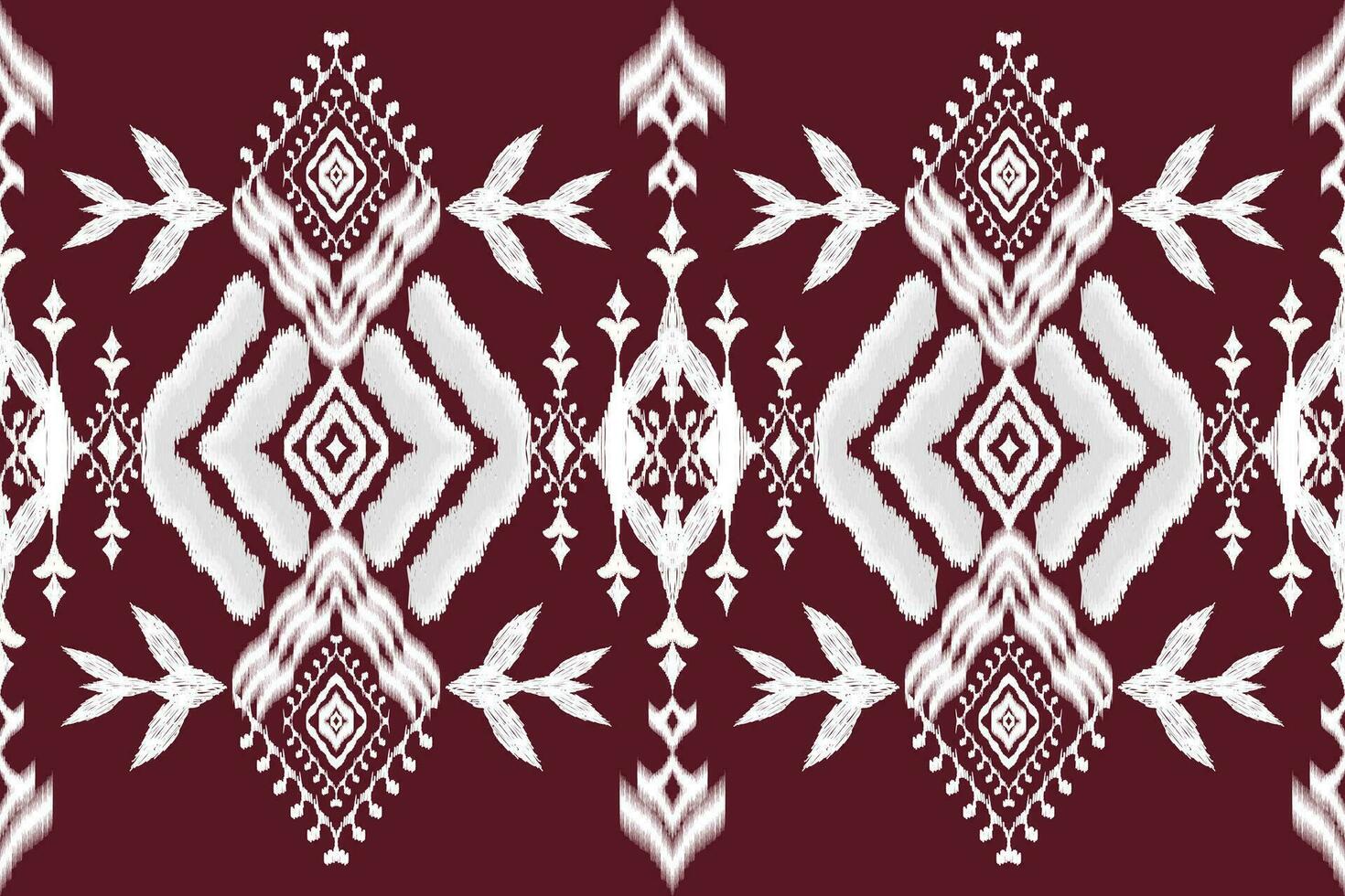 Geometric ethnic aztec embroidery style.Figure ikat oriental traditional art pattern.Design for ethnic background,wallpaper,fashion,clothing,wrapping,fabric,element,sarong,graphic,vector illustration. vector