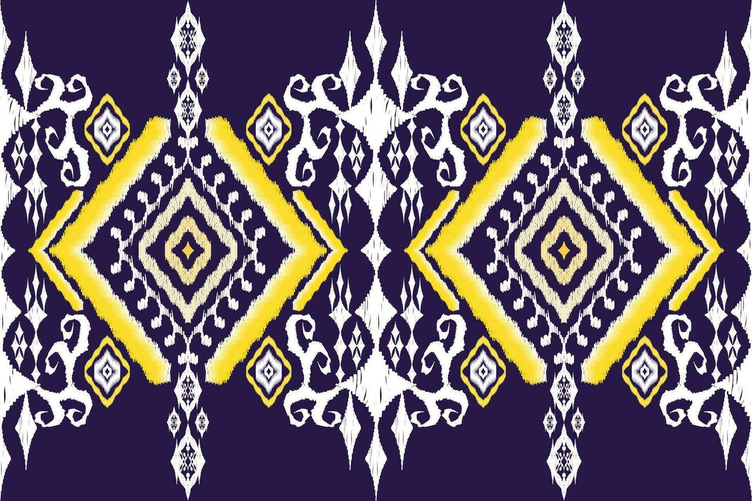 Geometric ethnic aztec embroidery style.Figure ikat oriental traditional art pattern.Design for ethnic background,wallpaper,fashion,clothing,wrapping,fabric,element,sarong,graphic,vector illustration. vector