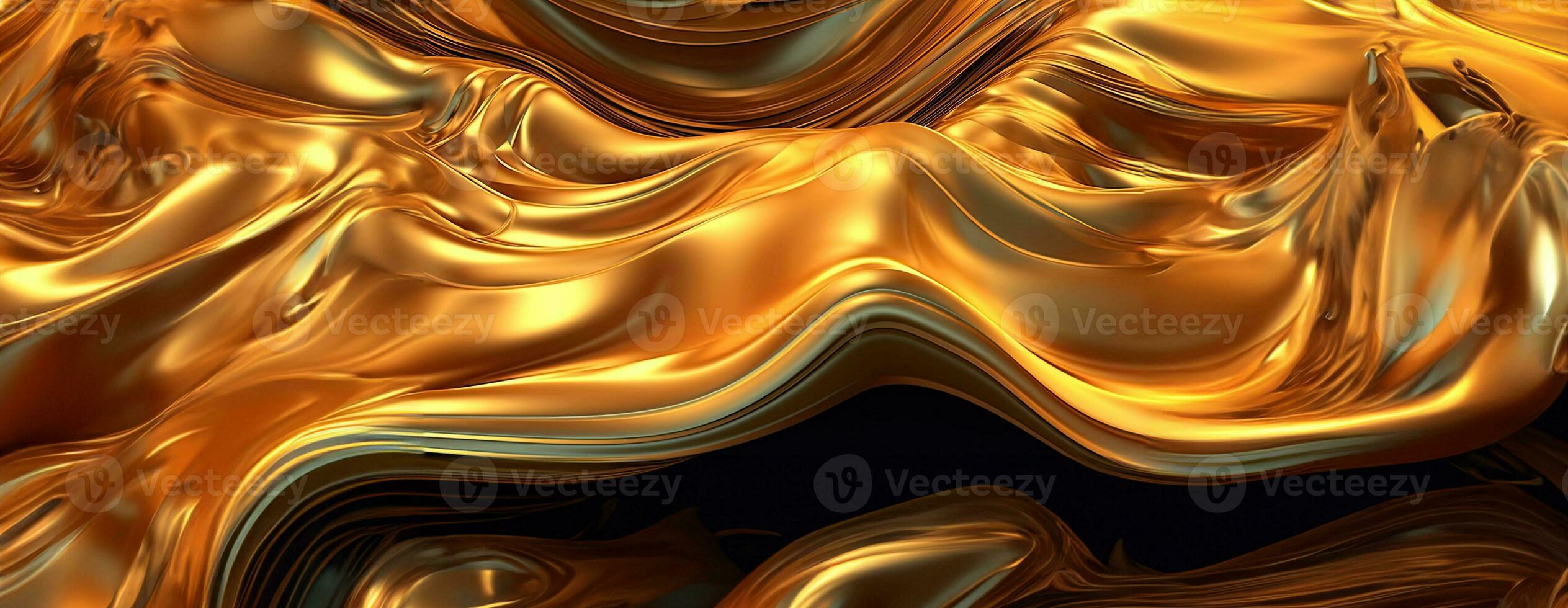 AI generated Gold background or texture and gradients shadow. AI Generative. photo