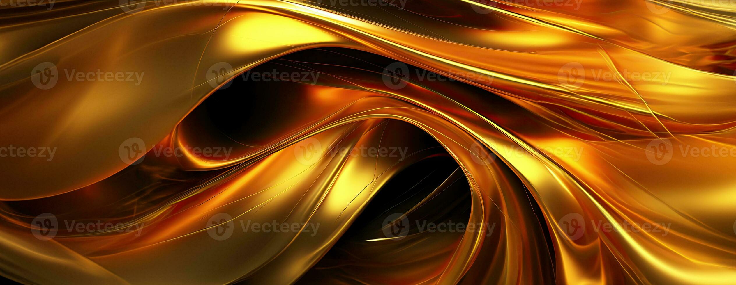 AI generated Gold background or texture and gradients shadow. AI Generative. photo