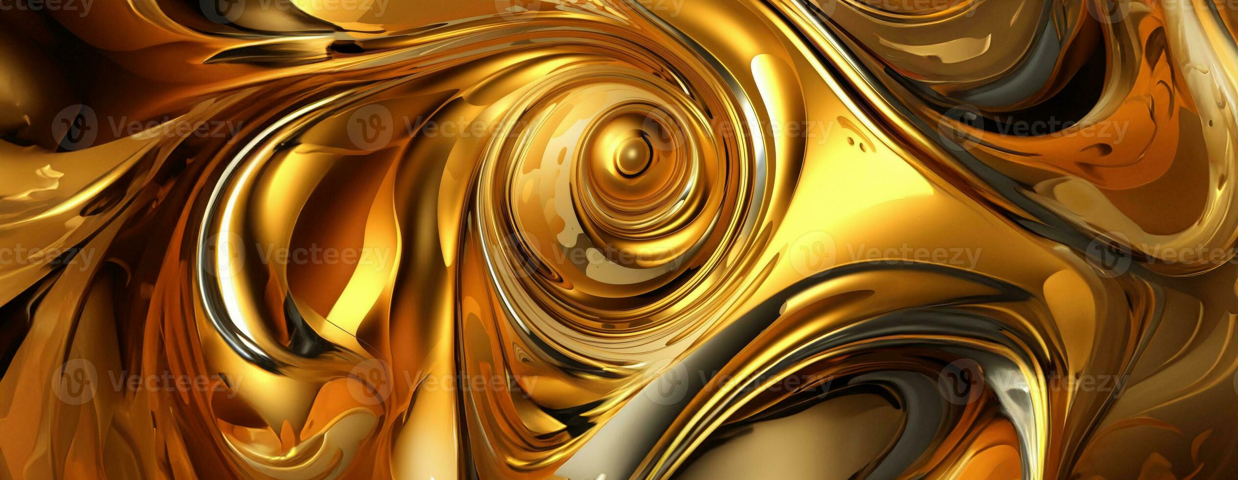 AI generated Gold background or texture and gradients shadow. AI Generative. photo