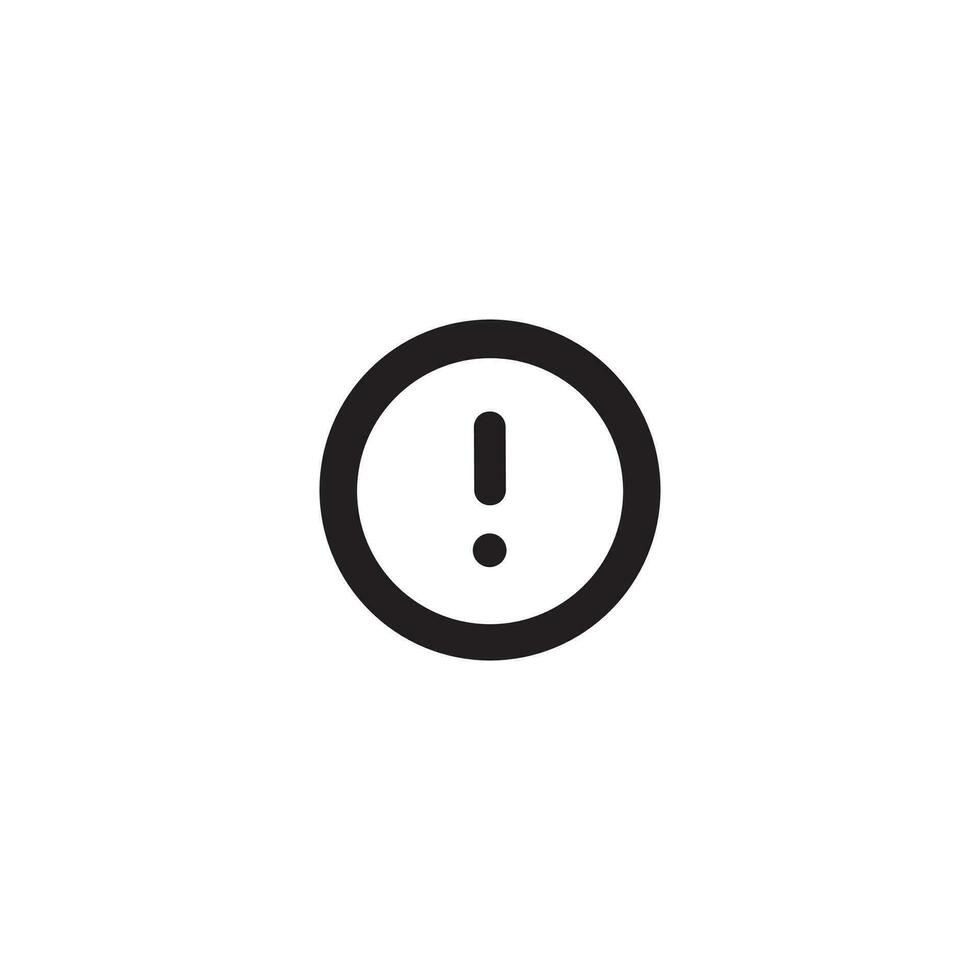 allert icon Attention hazard symbol vector