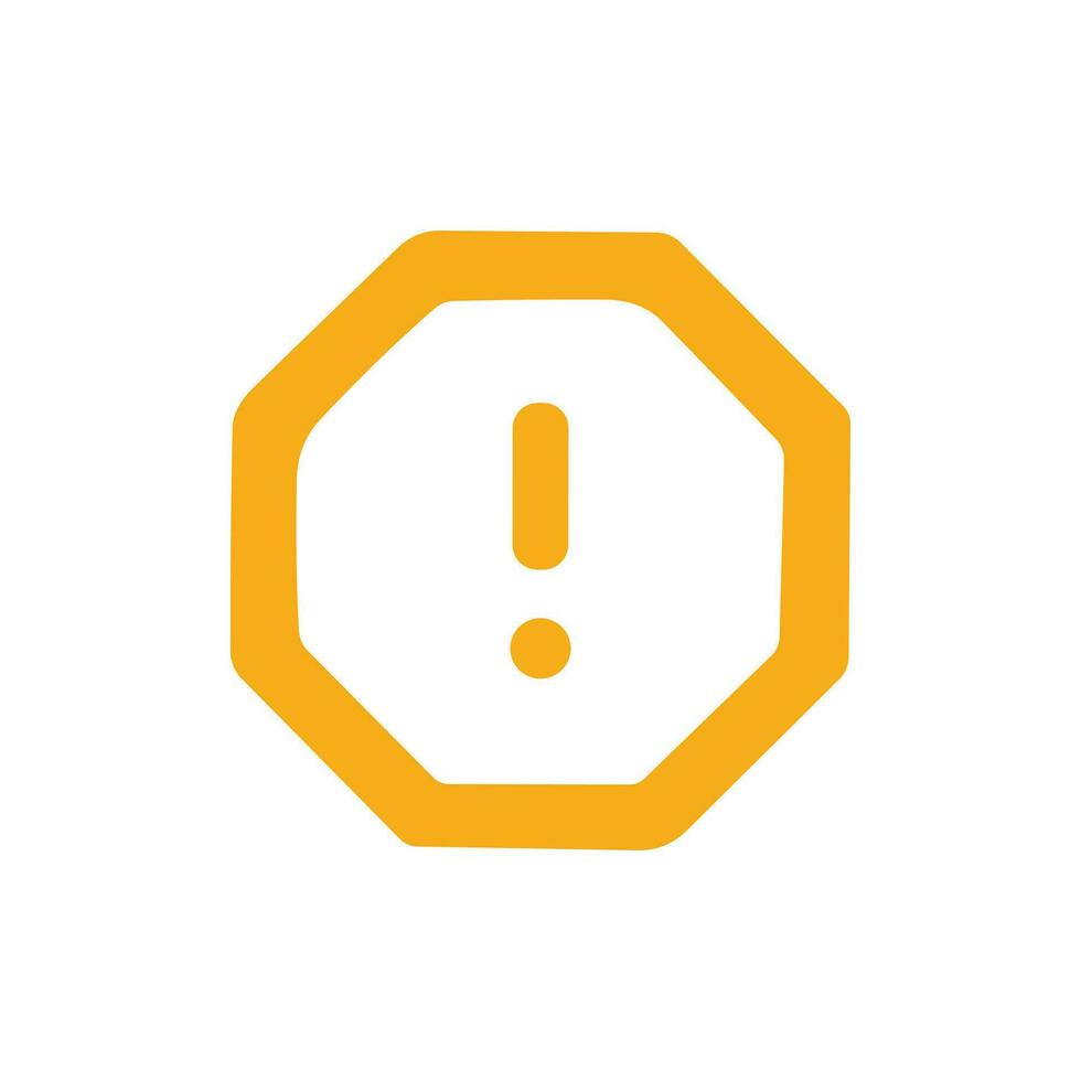 allert icon Attention hazard symbol vector