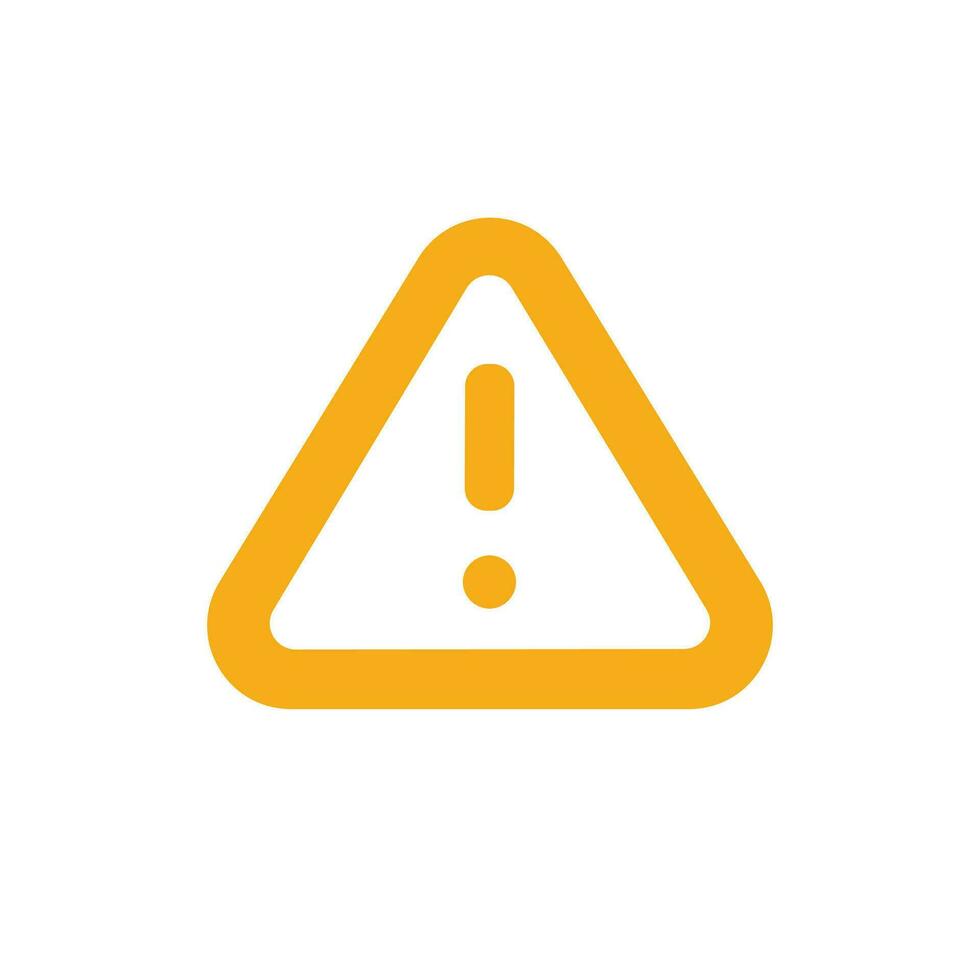 allert icon Attention hazard symbol vector