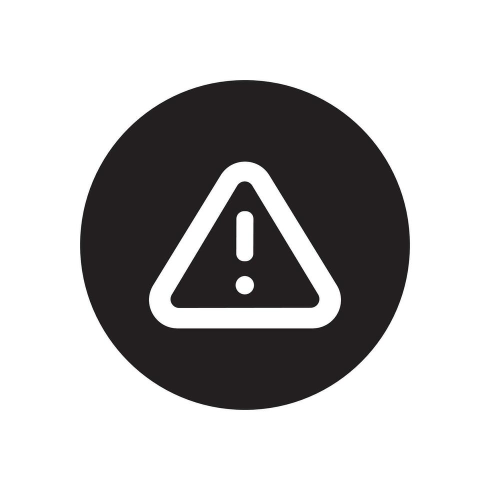 allert icon Attention hazard symbol vector