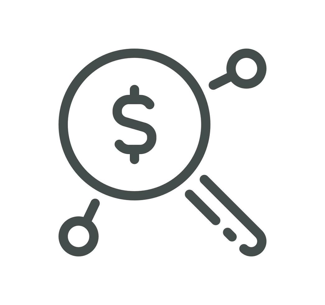 Banking and finance related icon outline and linear vector. vector