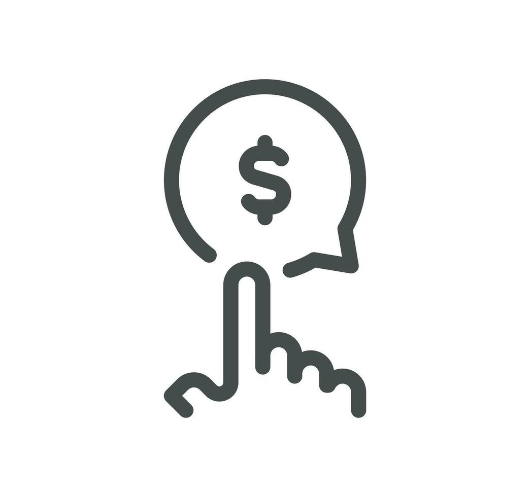 Banking and finance related icon outline and linear vector. vector