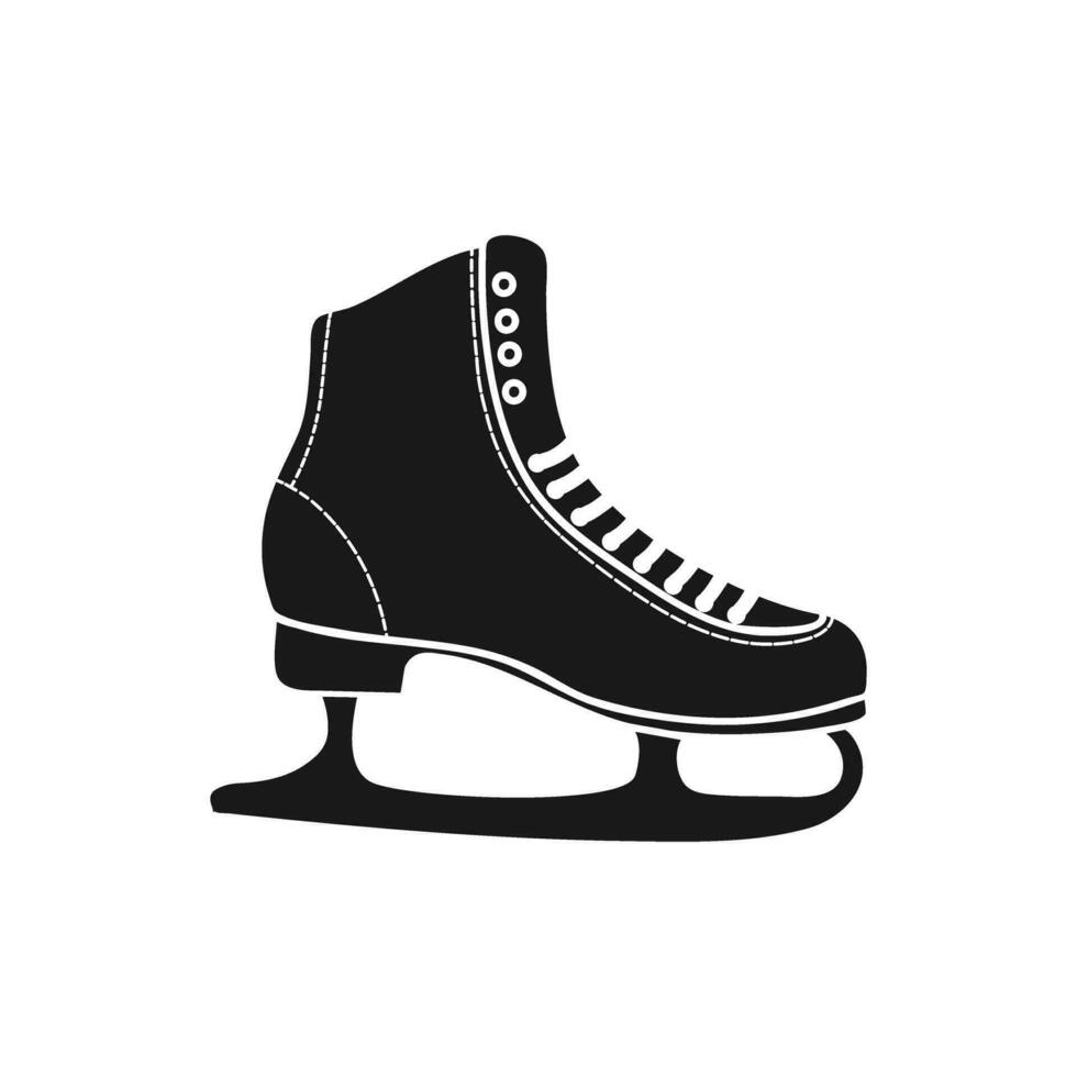 Skates icon vector. Ice Skate illustration sign. Figure skating symbol or logo. vector