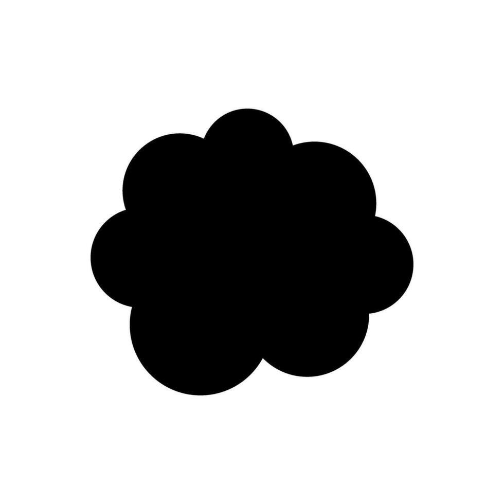 juguete nube icono vector. bebé nubes ilustración signo. nube símbolo o logo. vector